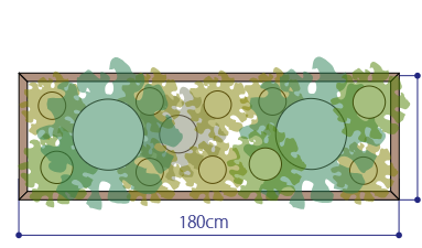 180×60 植栽プラン